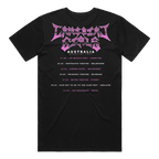 Aus Tour 2026 Tee - Black