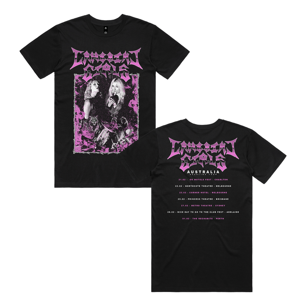 Aus Tour 2026 Tee - Black