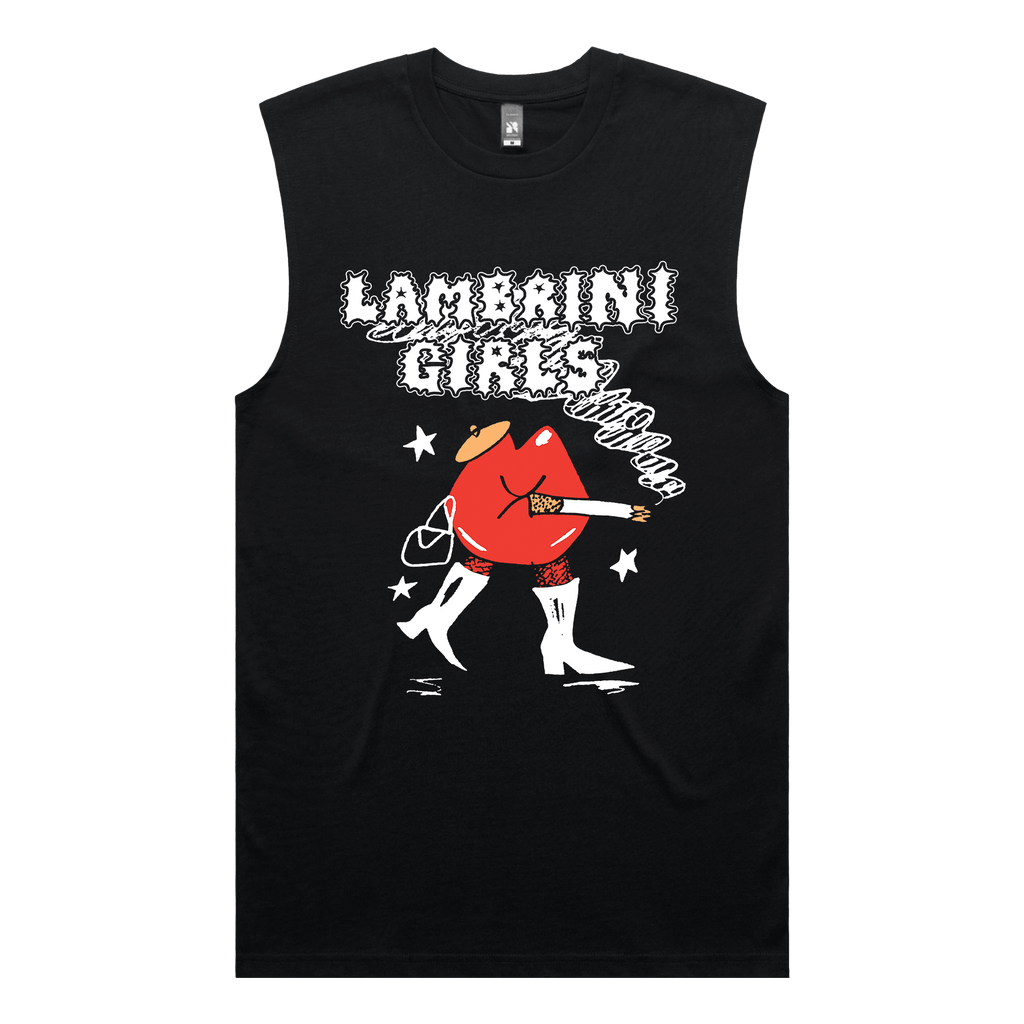 Lips Tank - Black