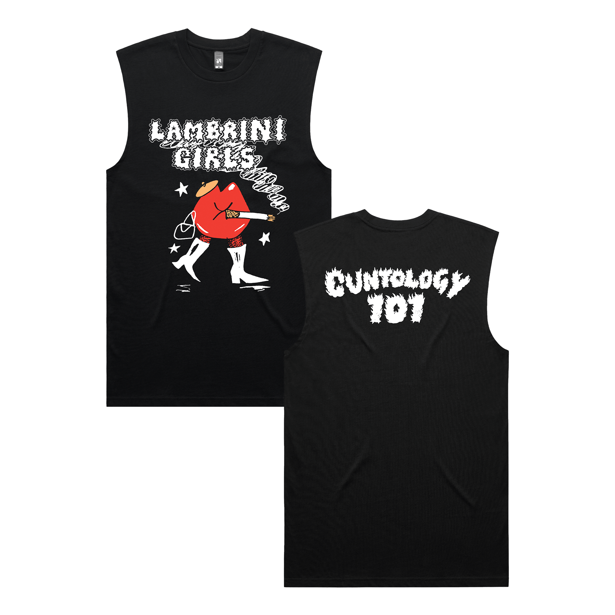 Lips Tank - Black