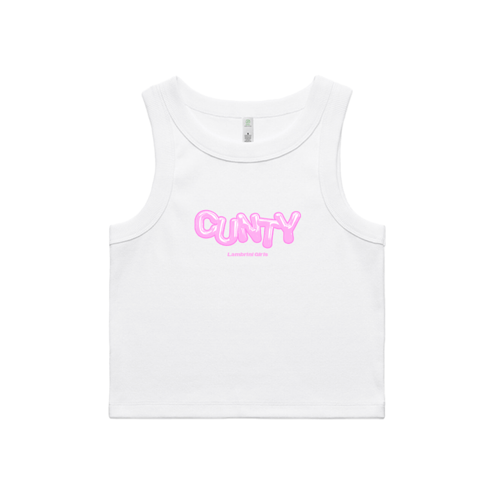 Cunty Tank Top - White